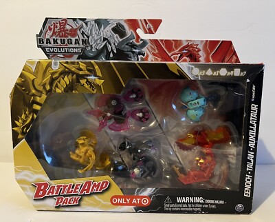 Bakugan Evolutions Battle Amp Pack Eenoch Ultra, Talan, Auxillataur, Nano Fury