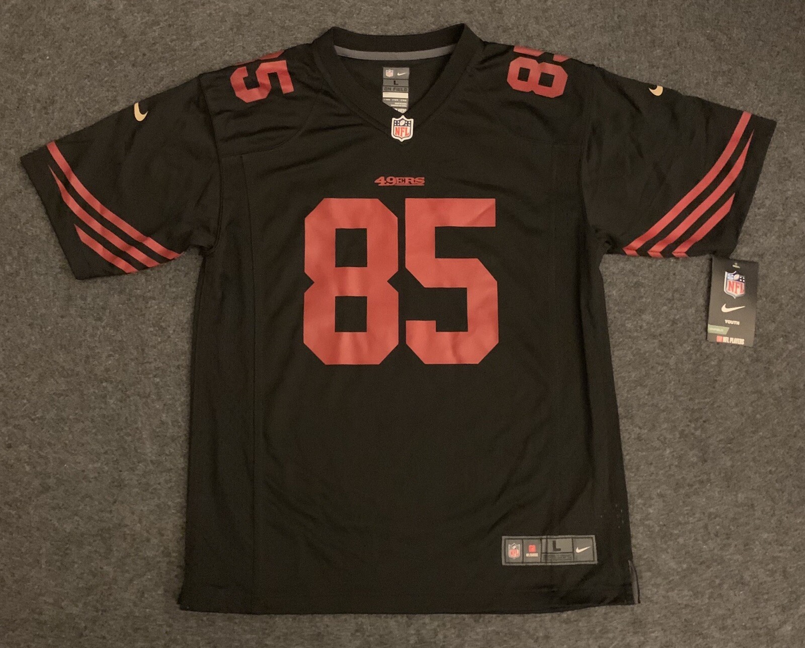 george kittle black and red jersey