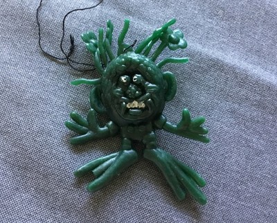 Vintage DE HORRIBLES JIGGLER Hong Kong 4 Goldfarb Novelty SUCTION CUP 1960s