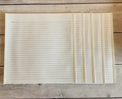Creative Memories 12 X 12 Ruled Scrapbook Refill Pages Set Of 5 Original Style