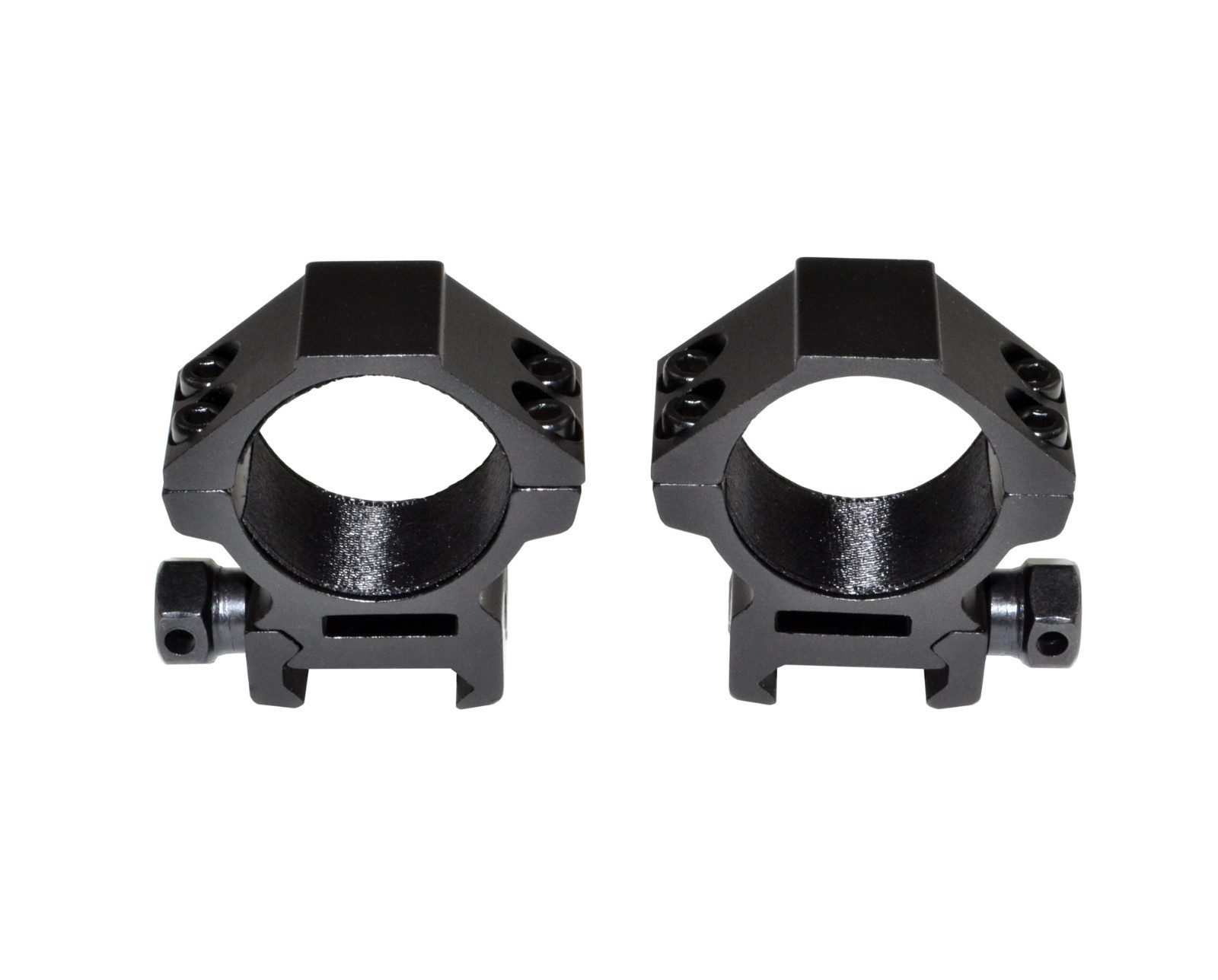 30mm Rifle Scope Rings LOW Profile Picatinny Rail Flat Top, Aluminum