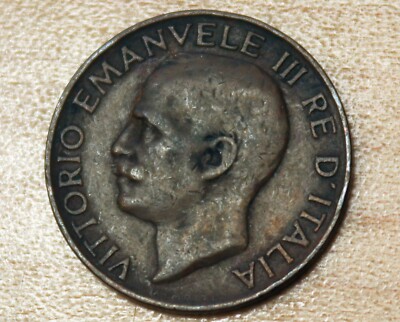 1921 Italy 5 Centesimi Vittorio Emanuele III