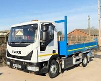 2021 IVECO EUROCARGO 75-160 DROPSIDE TIPPER EURO-6 TARMAC CHUTES 41,000 MILES !!