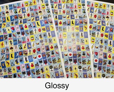 4 New Don Clemente Mexican Loteria Paper Roll fr Boards Each Roll Makes 11 Cards