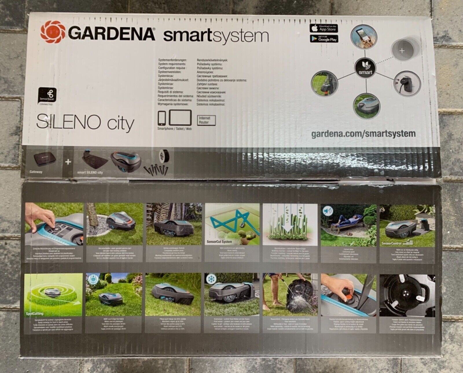 Gardena Smart Mähroboter Sileno City 250 Rasenmäher Rasenroboter Gateway