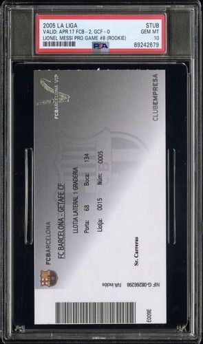 Lionel Messi 2007 直書き直筆サインカード メッシ BGS鑑定済 Yahoo!オークション -「メッシ サイン カード」(シングルカード