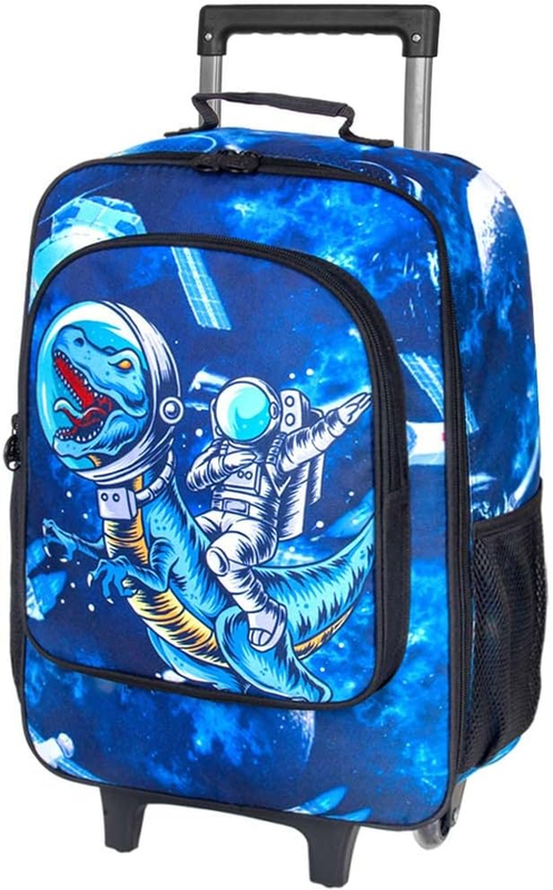 For Boys Girls, Cute Rolling Wheels Suitcase For Toddler, Ch