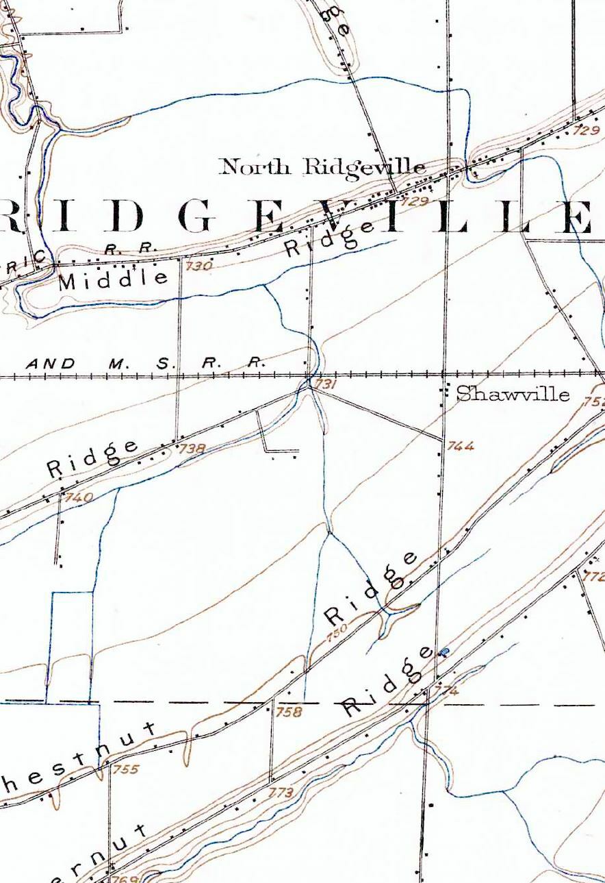 1903 Oberlin OH USGS 15' Quad Topo Map Lorain Elyria Amherst Avon Ridgeville