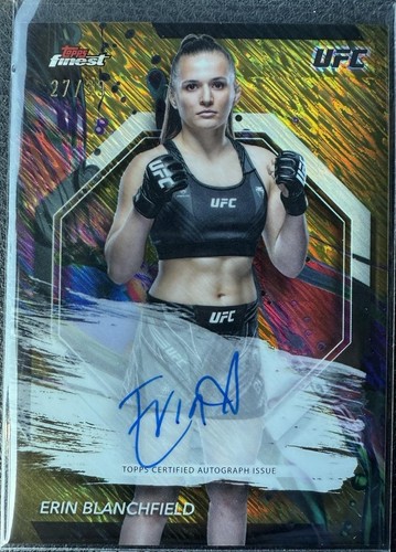 2024 Topps Finest UFC - Erin Blanchfield #FA-EBD