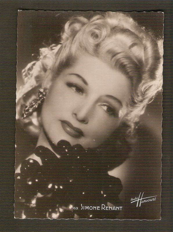 Simone Renant Carte Postale  Vintage Cinema Ed . Greff. (Harcourt Paris)