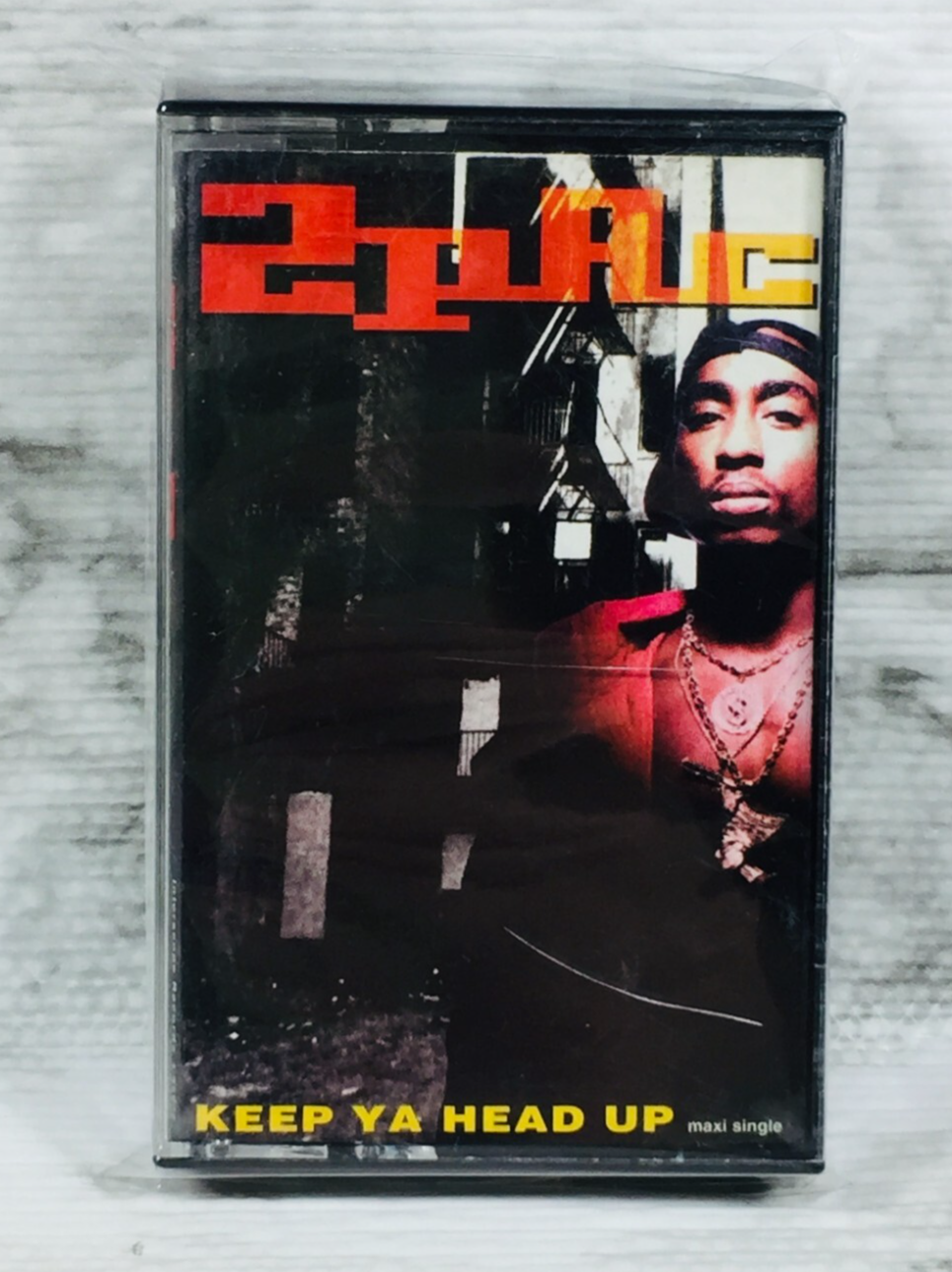 2PAC - KEEP YA HEAD UP (1993) CASSETTE TAPE (MAXI-SINGLE) OG