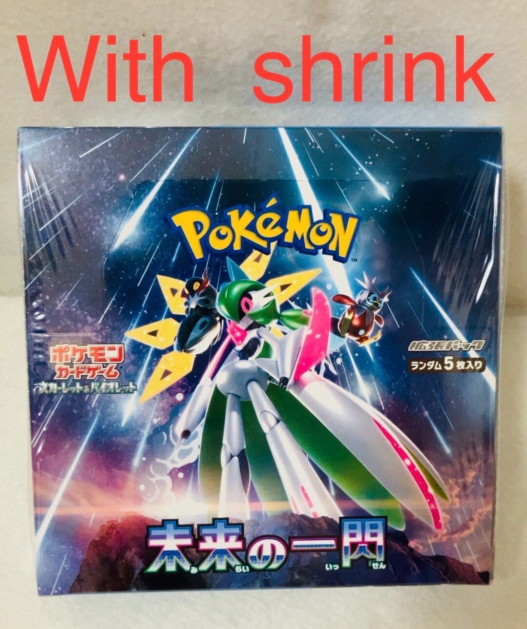 Withshrink Box Pokemon Card Booster Box Future Flash