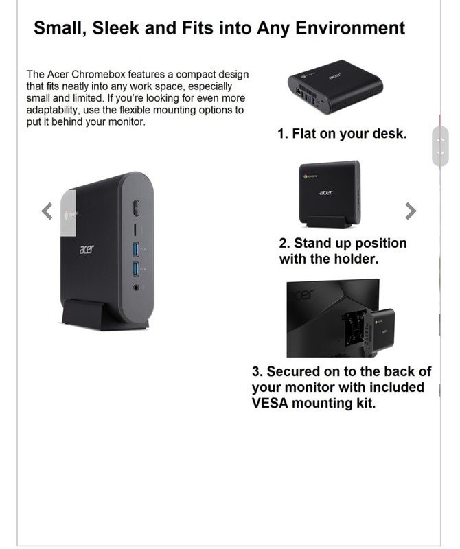 Acer Chromebox CX13 - Intel Celeron | eBay