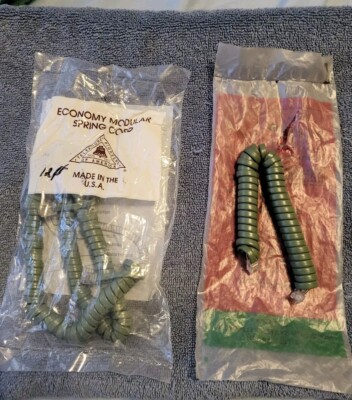 Lot Of Two Green Telephone Handset Cord