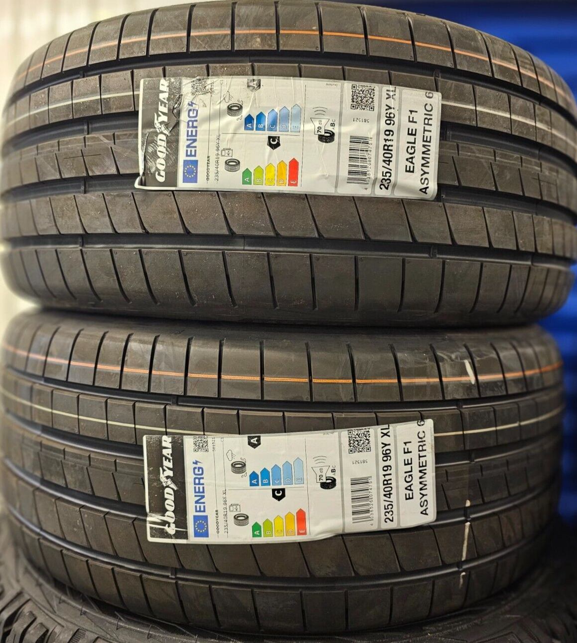 2X GOODYEAR F1 EAGLE ASYMMETRIC 6 235/40/19 235 40 ZR19 96Y 2X GOODYEAR F1 EAGLE ASYMMETRIC 6 235/40/19 235 40 ZR19 96Y