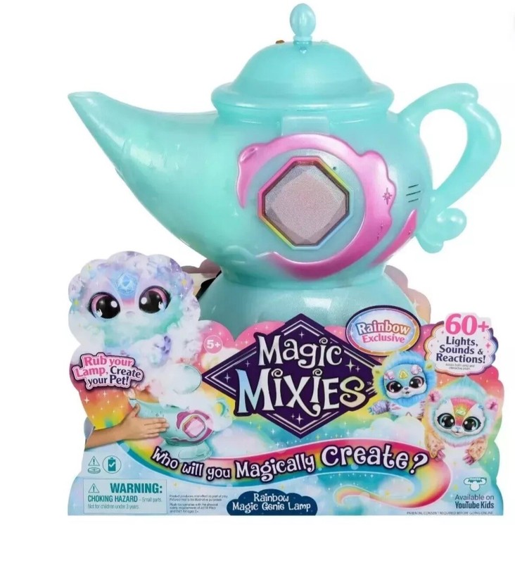 Magic Mixies Magic Genie Lamp with Interactive 8 Inch Rainbow