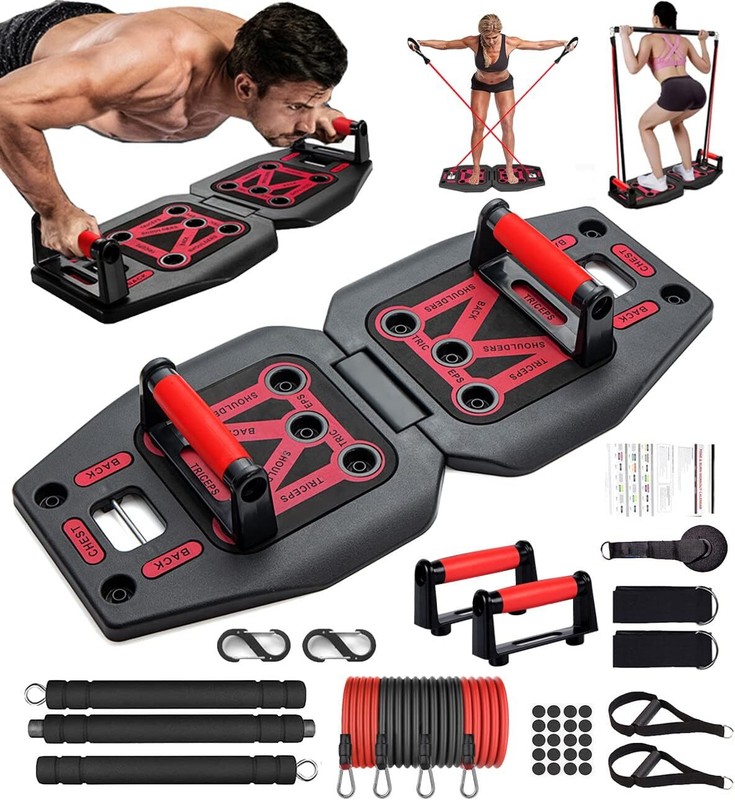 Portable Workout System 17 Fitness Accessorie