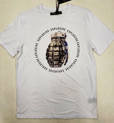 Hudson Outerwear men's LARGE SS Tshirt 100%AUTHENTIC graphic bankroll grenade