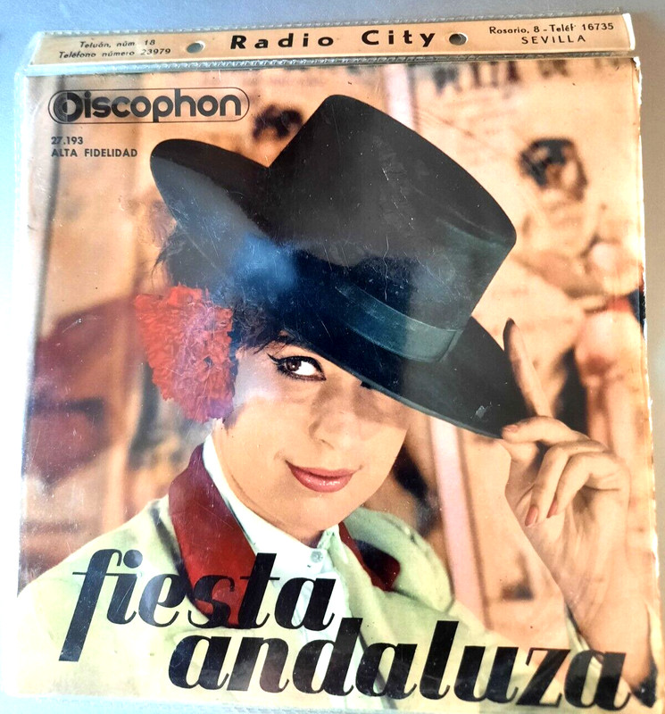 Discophon Fiesta Andaluza 1963 45 T Radio City Rosario, 8 Sevilla