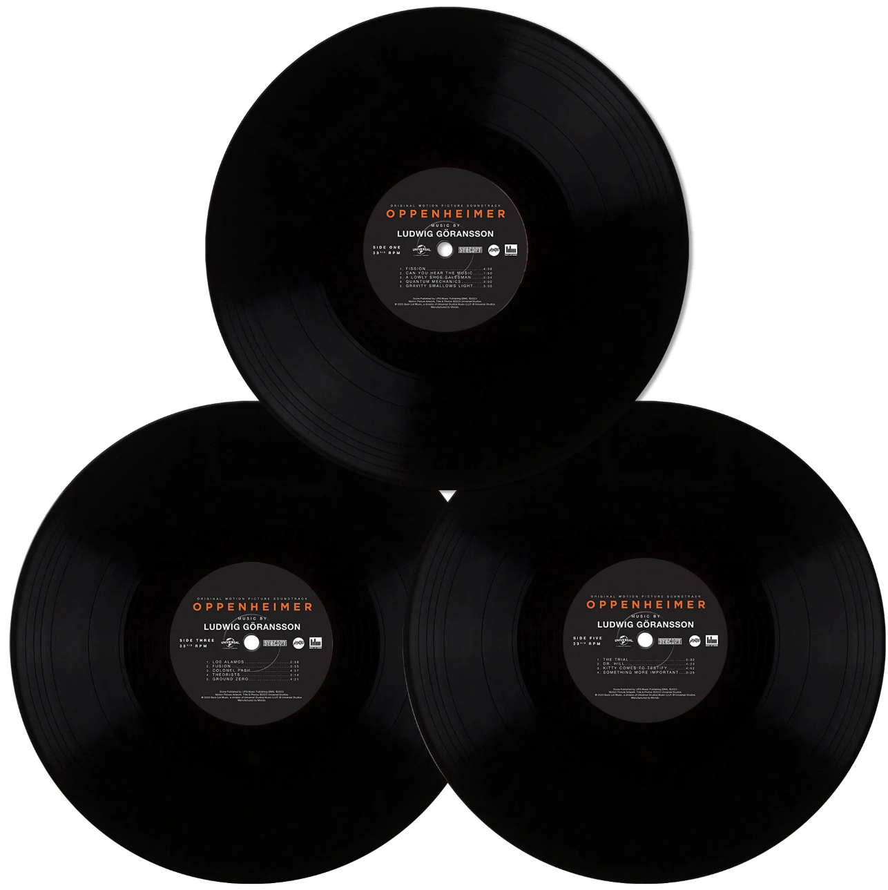 Oppenheimer Original Motion Picture Movie Vinyl Record
