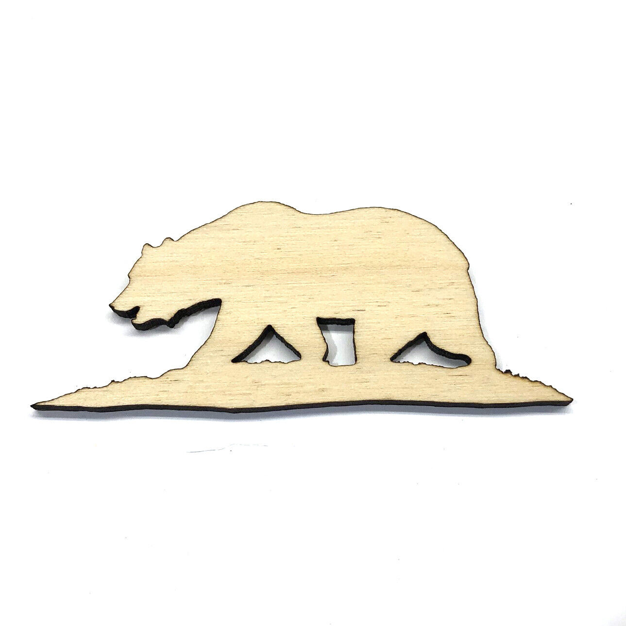 California Bear - Laser Cut Out Unfinished Wood Shape Craft ...