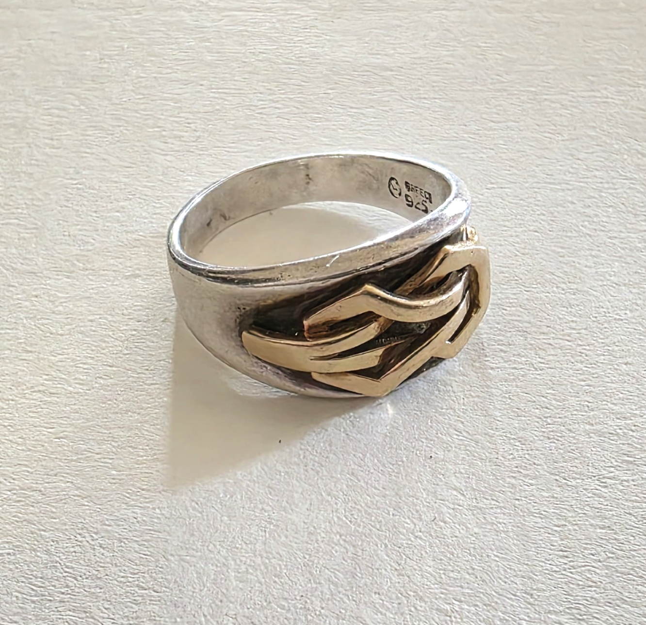 Ilias Lalaounis Gold 750 & Sterling Silver 925 Knot Ring