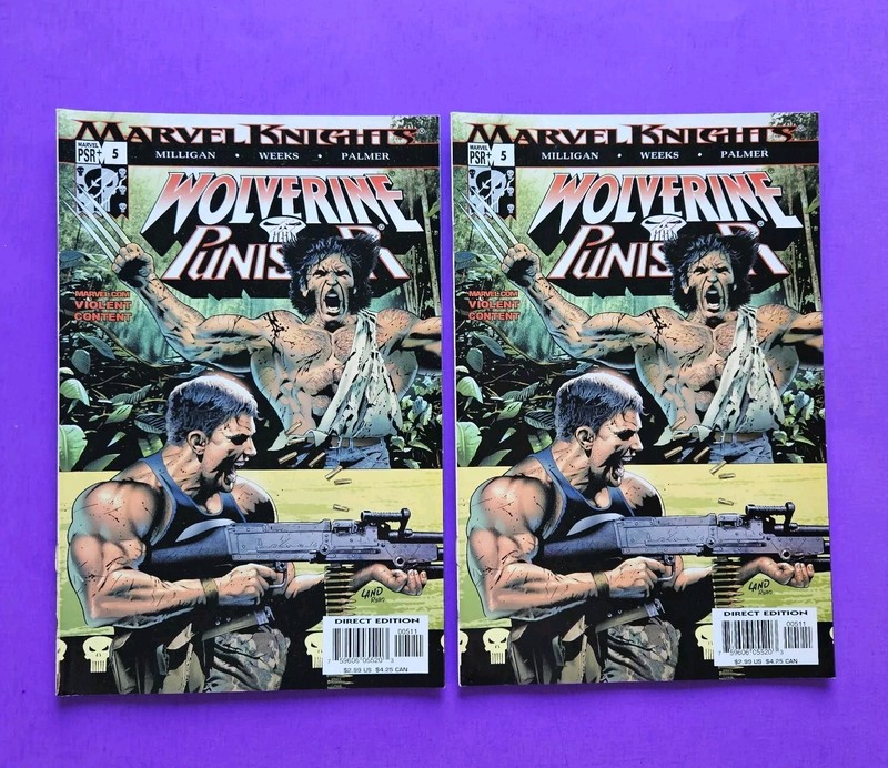 Lot Of 2 WOLVERINE/PUNISHER #5 Comic Books NEW UNREAD Marvel