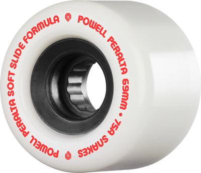 Powell Peralta Snakes 75a 69mm White Skateboard Wheels | eBay
