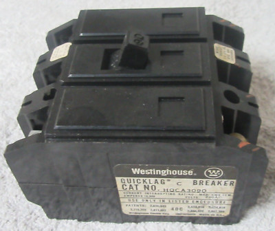 Westinghouse Quicklag HQCA3090 3 pole 90 amp Circuit Breaker