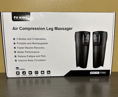 FIT KING Upgraded Cordless Calf Massager for Circulation, Rechargeable FT-058A