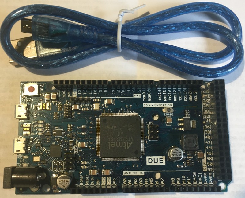 Arduino Due R3 Microcontroller AT91SAM3X8E @ 84 MHz