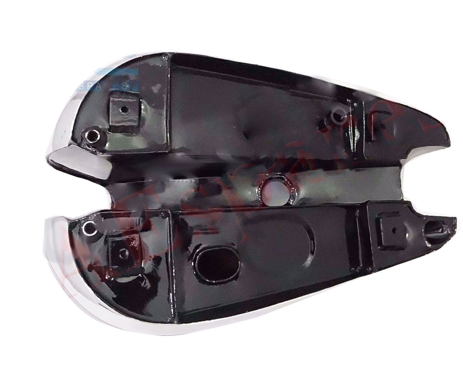 Ariel Square Four Red Hunter Petrol Gas Fuel Tank Black Painted & Chrome 