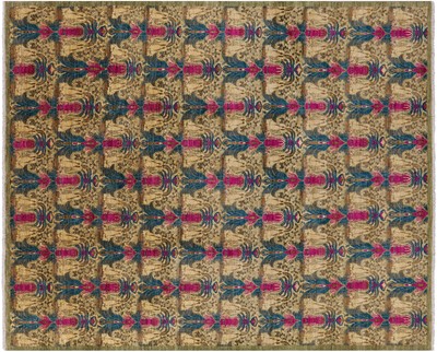 8' 0'' X 10' 0'' William Morris Handmade Wool Rug - P6949