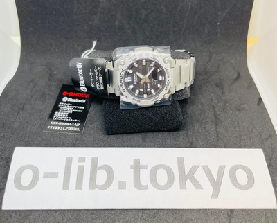 Pre-owned Casio G-shock G-steel Gst-b600d-1ajf Black Men's Watch In Box From Japan