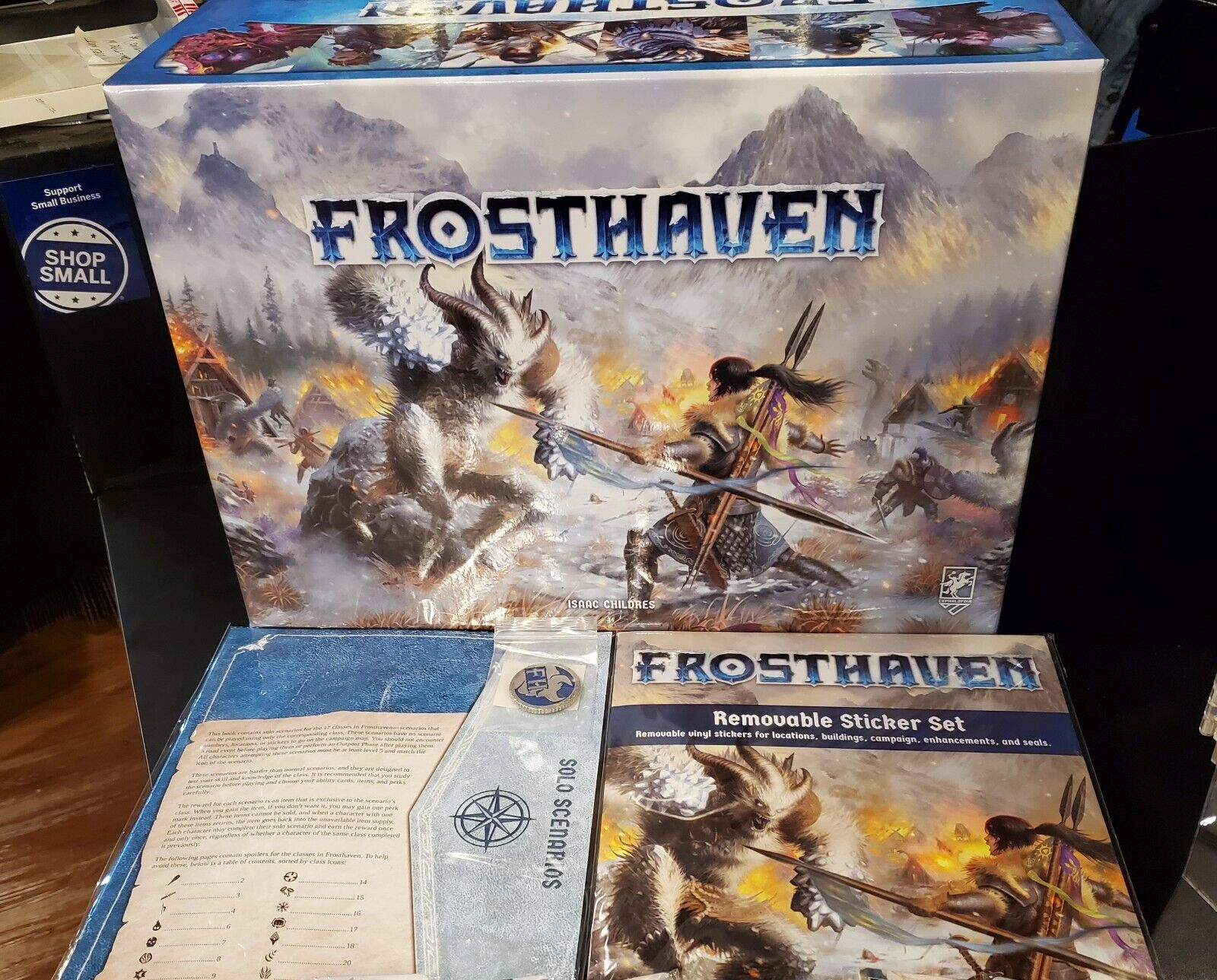 Frosthaven - Kickstarter Bundle - Legacy Board Game - Isaac