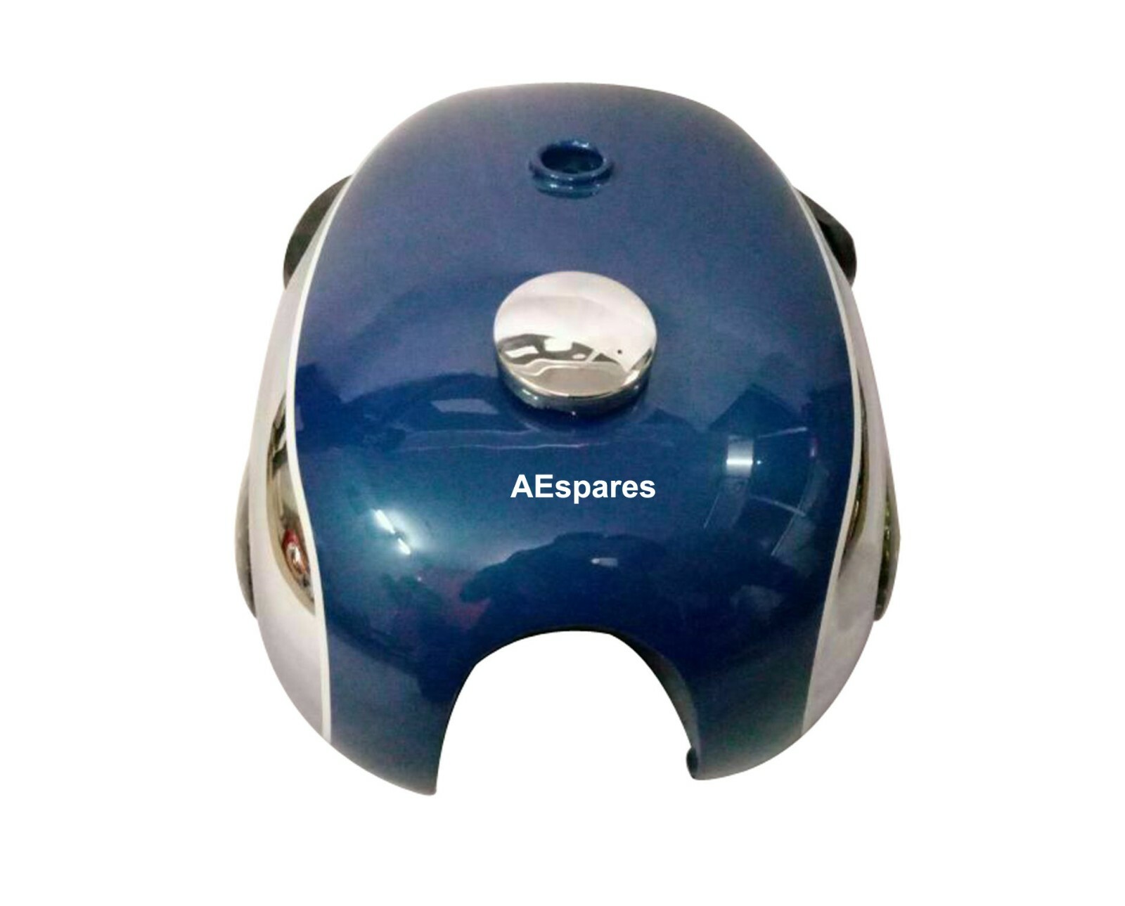 Fits BSA A7 A10 Super Rocket Blue Fuel Tank Chrome plated & With Cap & Knee Pad  