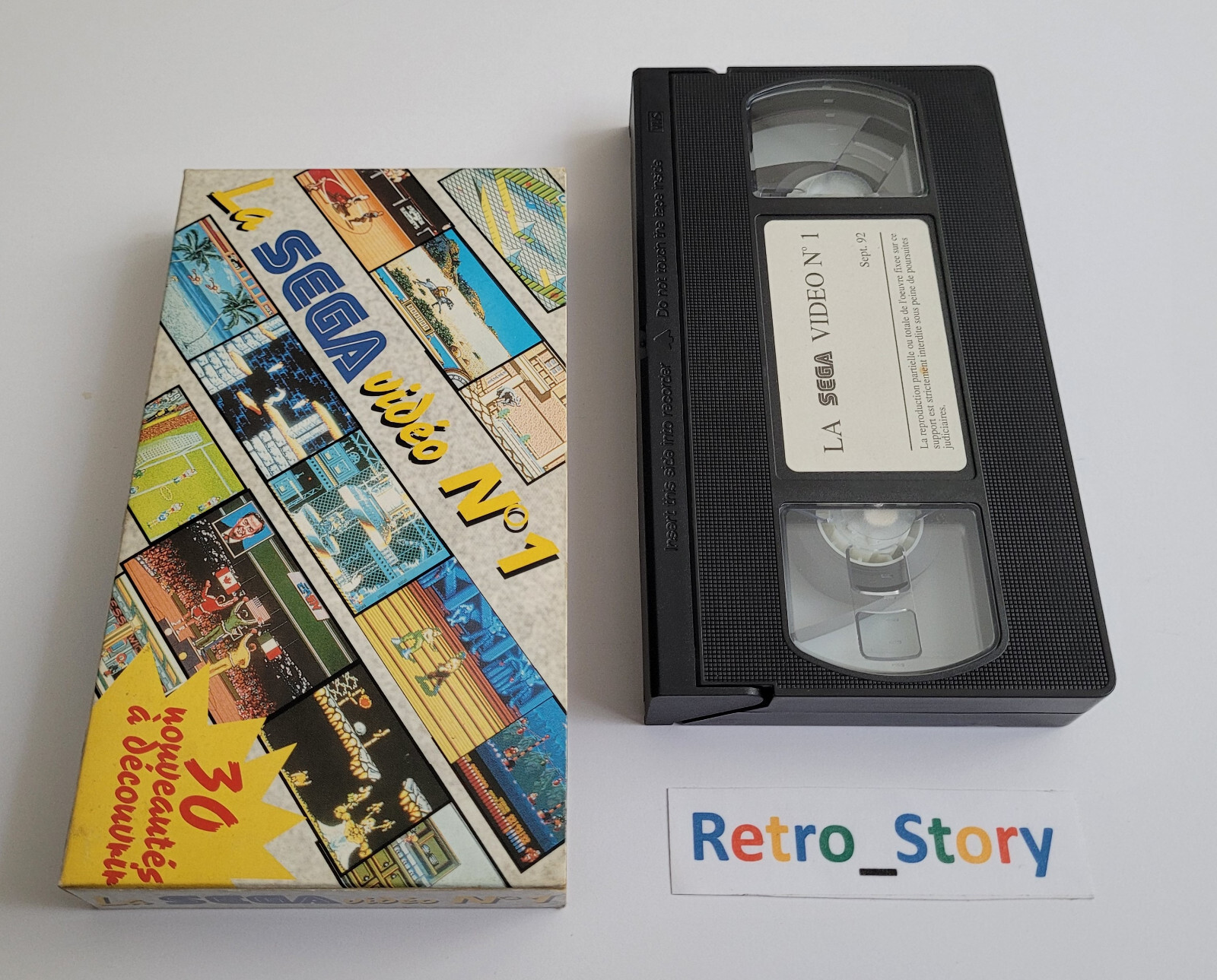 FREE MOGUL STYLE　VHS Cassette VHS - La SEGA vidéo N°1 - Master System - Mega