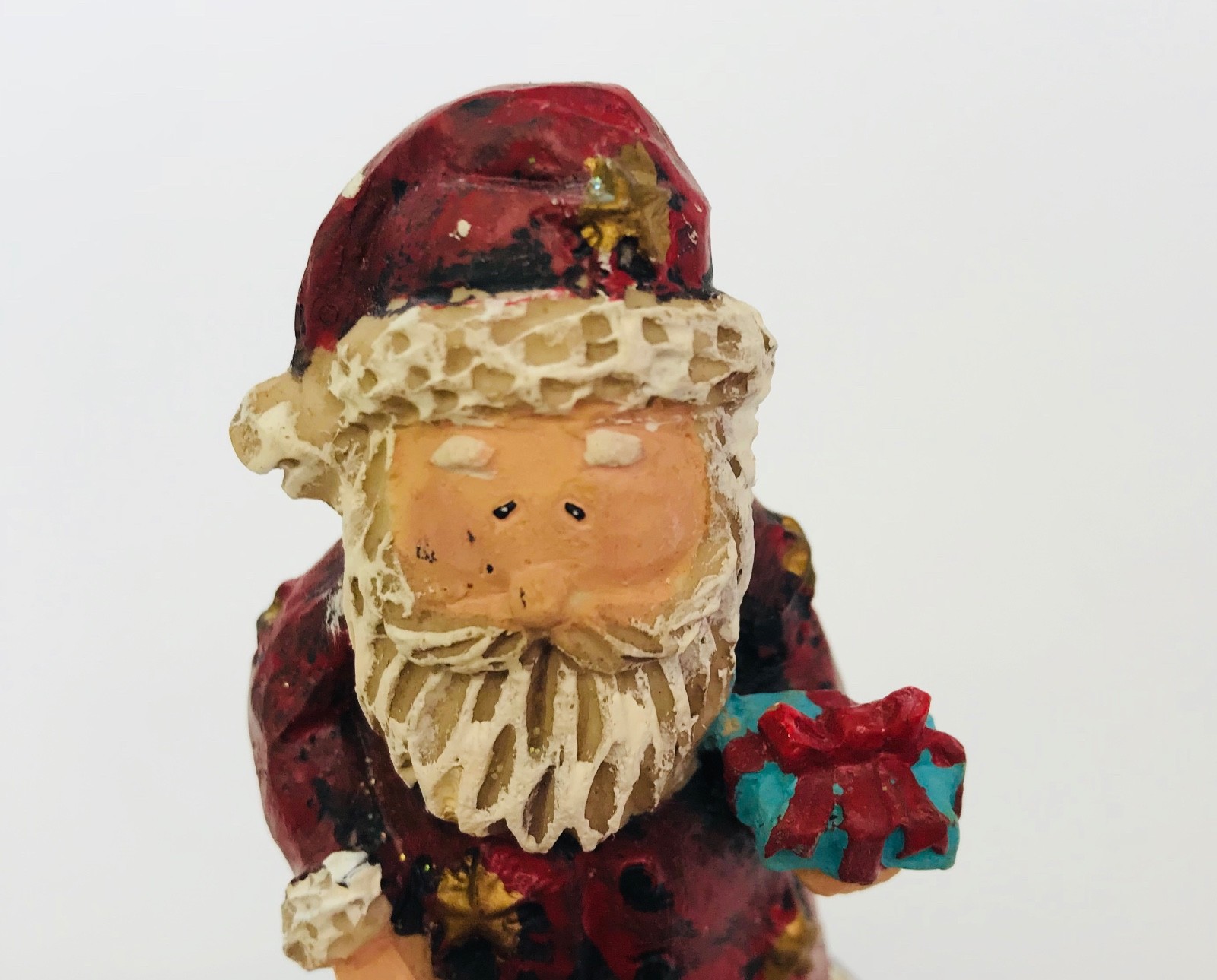 Christmas Santa Figurine Cedar Creek Collection Kirkland Whimsical Holiday 4