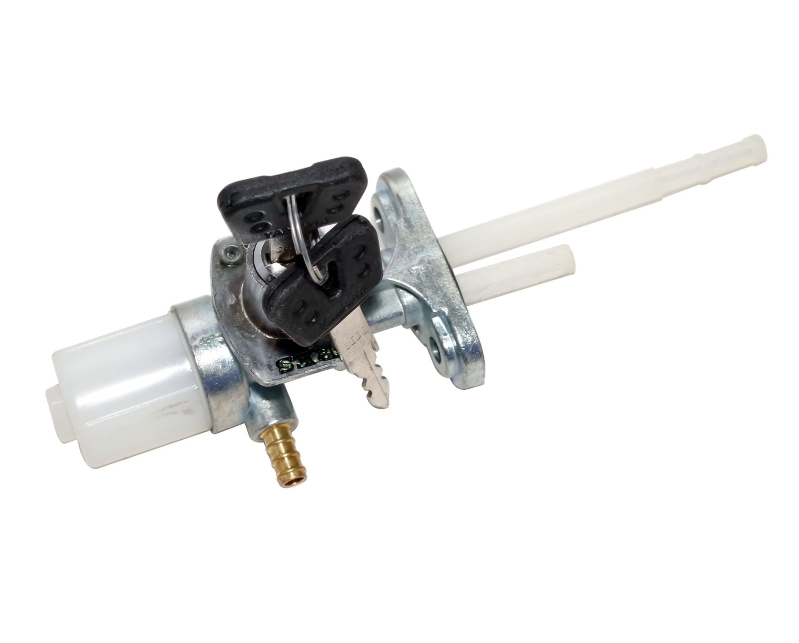 Lockable Gas Petrol Fuel Tap Petcock With 2 Keys For Bajaj Pulsar Boxer 