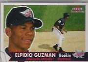 2001 Fleer Tradition Anaheim Angels Baseball Card #455 Elpidio Guzman RC
