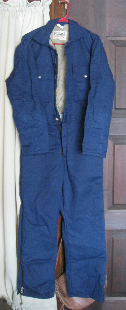 Walls BlizzardPruf Insulated Blue Coveralls Mens Size Medium Short 38