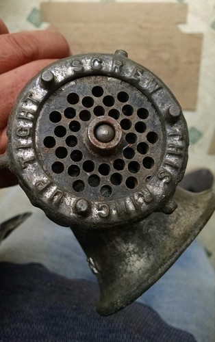 Antique Enterprise Meat Grinder Hand Crank Old Farm