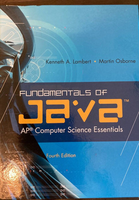 Fundamentals of Java(tm) : AP* Computer Science Essentials by Lambert, Osborne