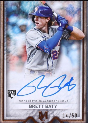 2023 Topps Museum Collection - Brett Baty #AA-BB