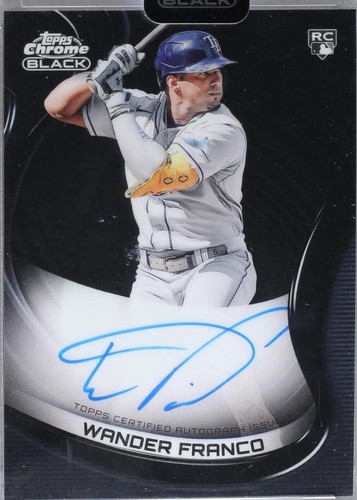2022 Topps Chrome Black - Wander Franco #CBA-WF