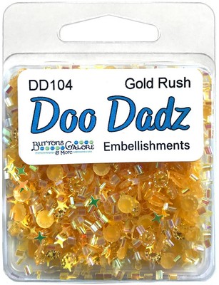 Buttons Galore Doodadz Embellishments-Gold Rush
