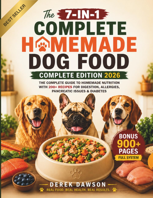 HOMEMADE DOG FOOD COOKBOOK: Balanced Nutrition Made Simple for Dogs with Allergi