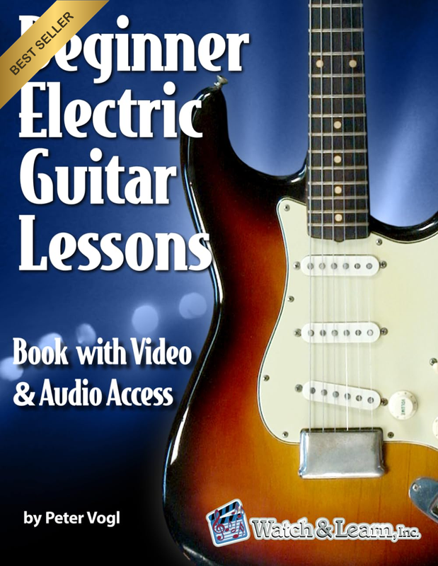 Beginner Electric Guitar Lessons: Book with Online Video & Audio