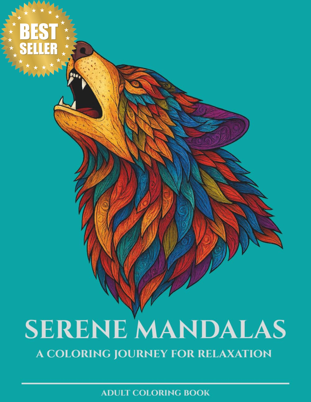 Serene Mandalas: a Coloring Journey for Relaxation - Wild Animal Edition: 30 Uni
