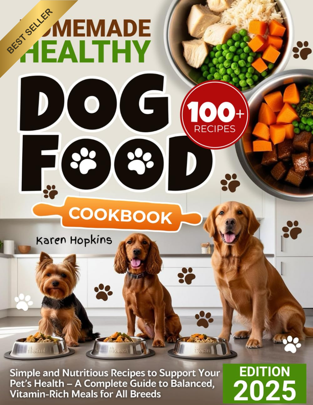 Homemade Healthy Dog Food Cookbook: 100+ Simple and Nutritious Recipes to Suppor